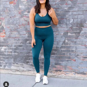 Balance / Vitality Athletica quartz seamless sports bra jewel quilted longline S